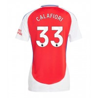 Arsenal Riccardo Calafiori #33 Hjemmedrakt Dame 2024-25 Kortermet